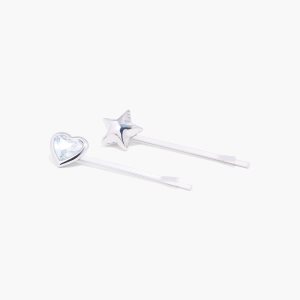 Marc Jacobs Charmed Hair Pin Set Colorate Argento | LYT205497