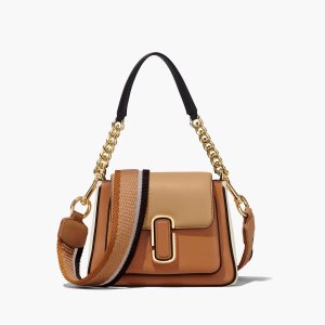 Marc Jacobs Colorblock J Marc Chain Mini Satchel Marroni Colorate | NXY782143