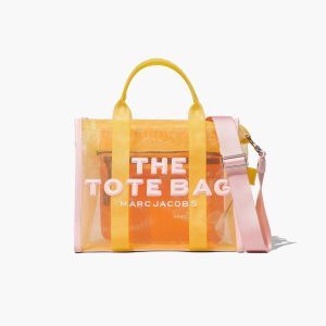 Marc Jacobs Colorblock Mesh Medium Tote Bag Gialle Colorate | HGR490536