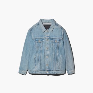 Marc Jacobs Denim Trucker Jacket Arancioni Blu | DRK674159