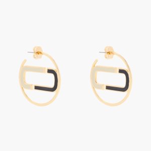 Marc Jacobs J Marc Colorblock Hoops Nere Colorate Oro | JTH694105