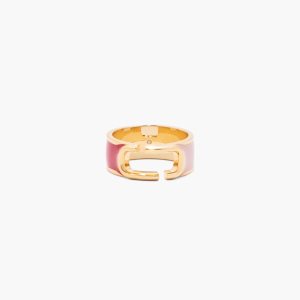Marc Jacobs J Marc Colorblock Ring Rosse Colorate Oro | RPT295831