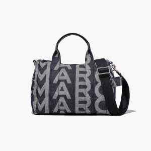 Marc Jacobs Monogram Medium Denim Duffle Bag Blu | WJM560187