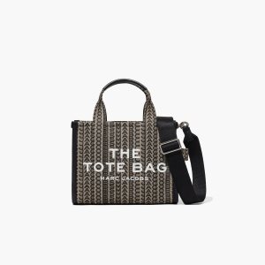 Marc Jacobs Monogram Mini Tote Bag Beige Colorate | NMQ761039