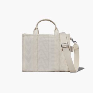 Marc Jacobs Outline Monogram Medium Tote Bag Bianche | GNZ130756