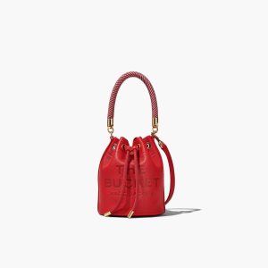 Marc Jacobs Pelle Micro Bucket Bag Rosse | CSI613792