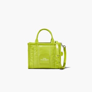 Marc Jacobs Shiny Crinkle Mini Tote Verdi Chiaro | JEU249057